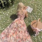 Women's Floral Strapless Dress