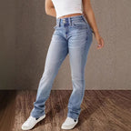 Women Jeans Retro Stretch Slimming Skinny Pants All Match