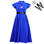 Sapphire Blue Belt Brooch