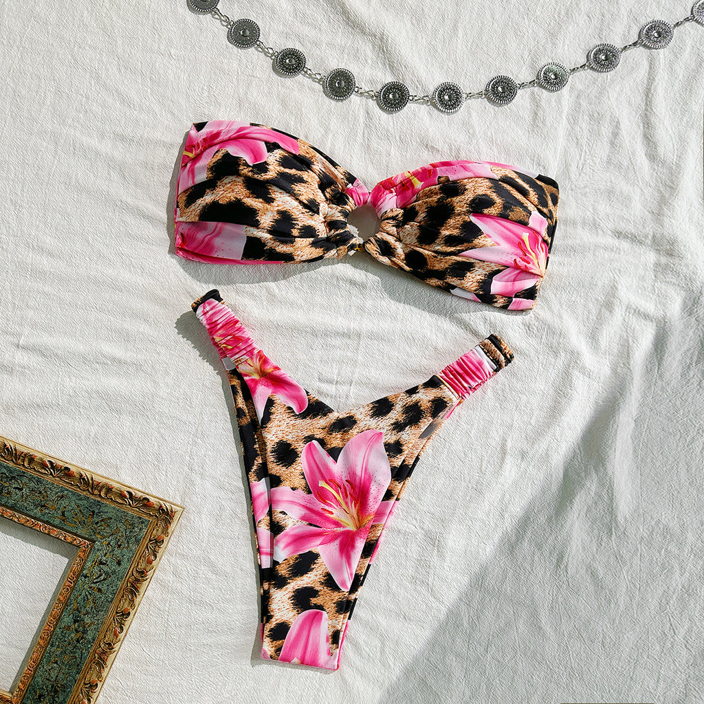 Leopard pink flower