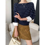 Dark Blue Stripes