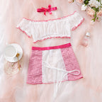 Arrival Sexy Minicoat Lace See through Sexy Thong Home Wear