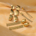 Exaggerated Irregular Asymmetric Earrings Tassel Earrings