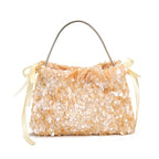 Women's Sequin Bow Handbag