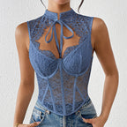Haze Blue [with Steel Ring without Chest Pad]]