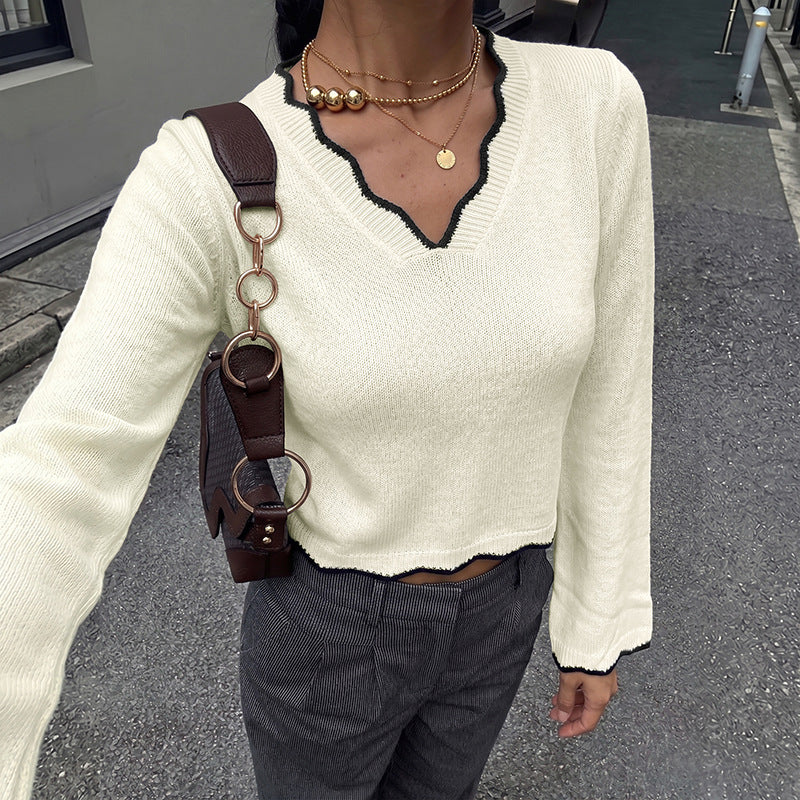 Long Sleeve Woolen Bottoming Shirt Autumn Winter Outdoor