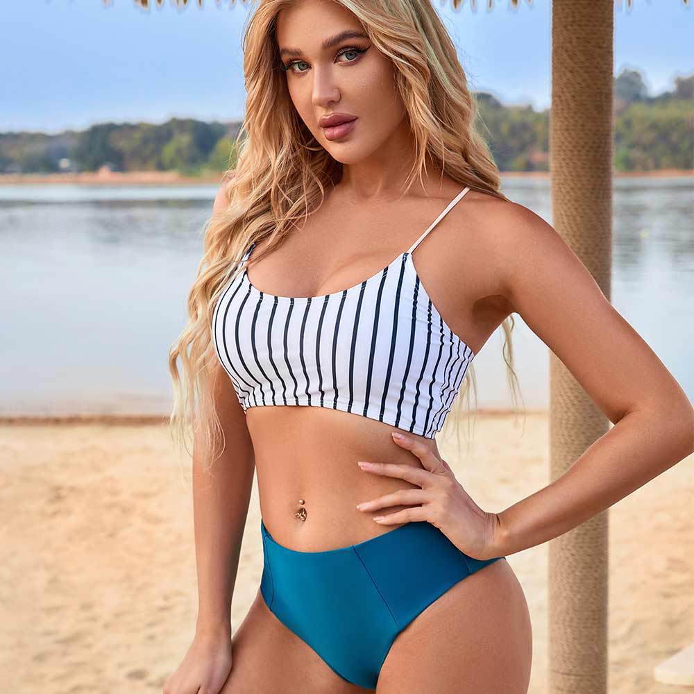 Split Tight Bikini Swimwear