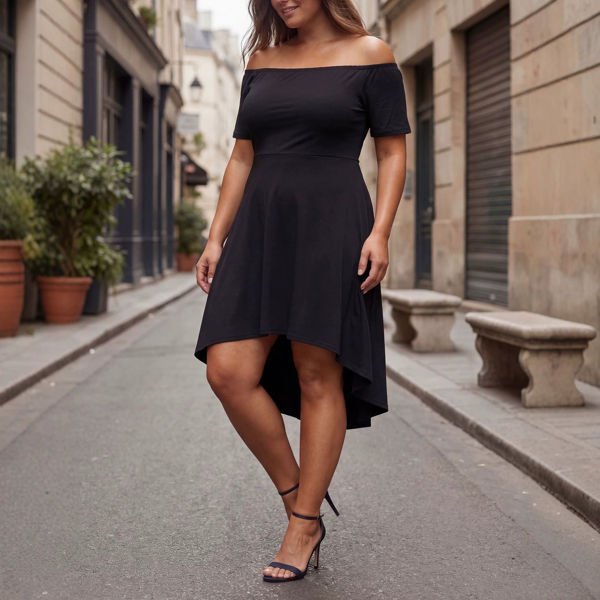 Women's Off-Shoulder Mini Dress