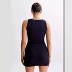 Sleeveless Jersey Mini Dress