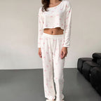 Pattern Print Pajamas Lingerie
