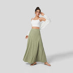 Women’s Casual Knitted Draped Swing Skirt