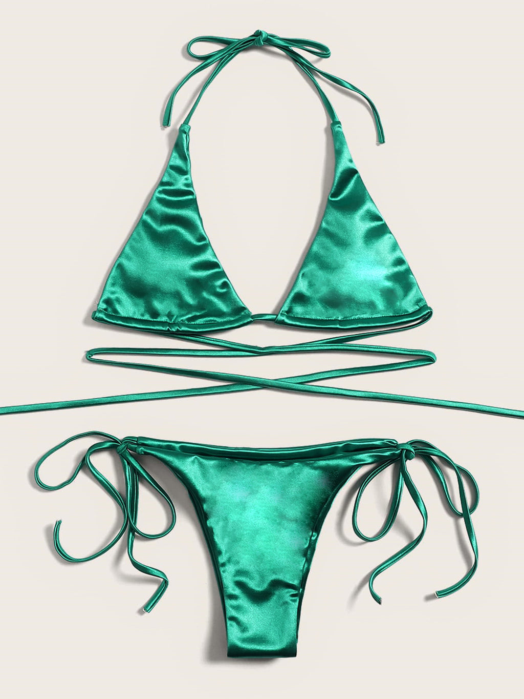 Double Tied Bikini Swimwear