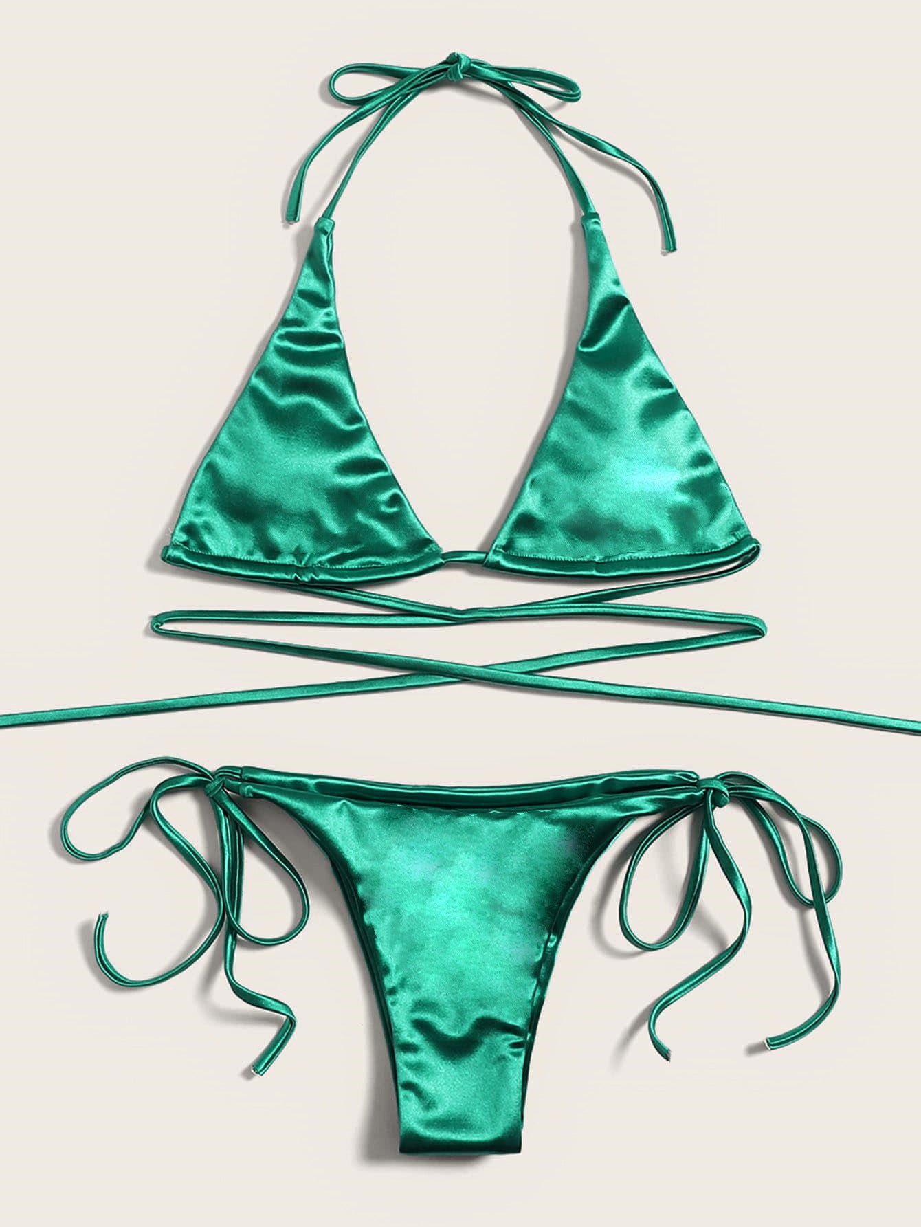 Double Tied Bikini Swimwear