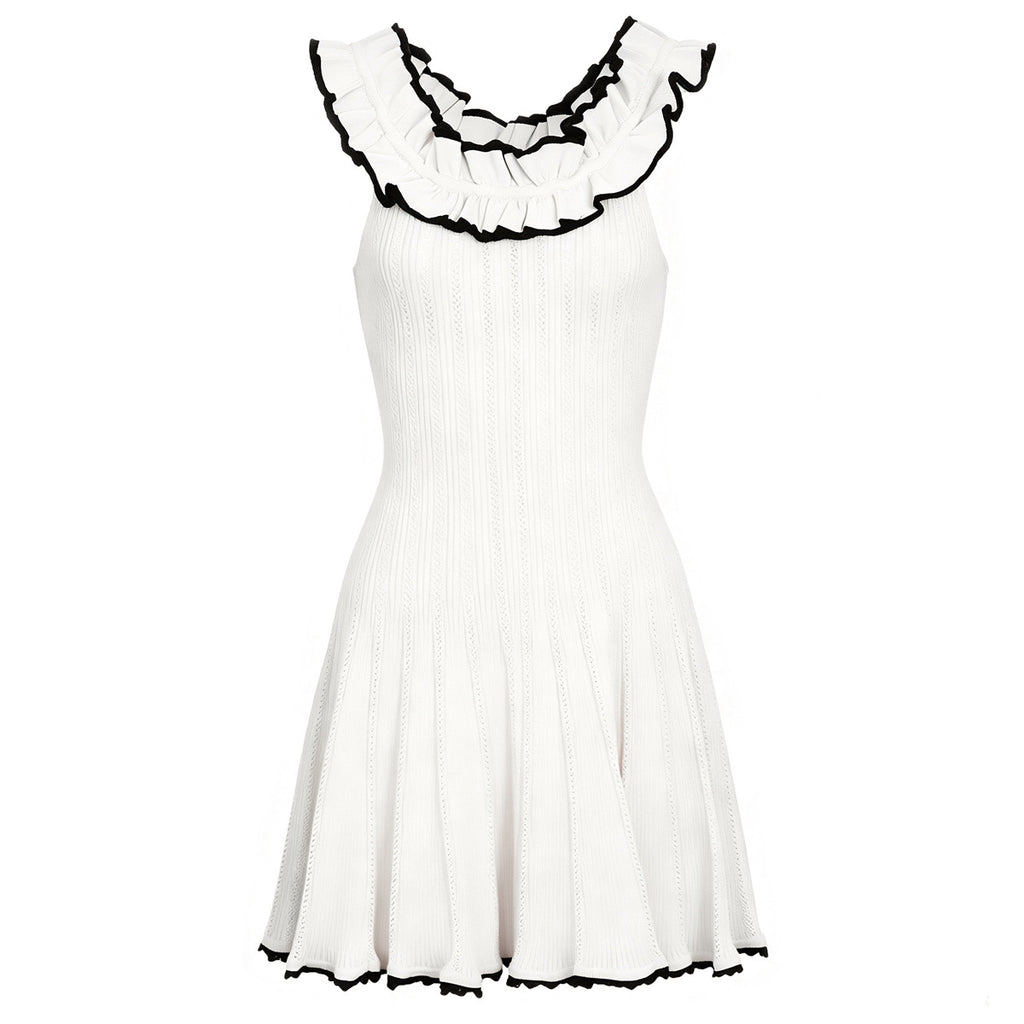 Women's Sleeveless Knit A-Line Mini Dress