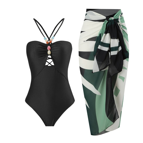 Arrival Solid One-piece Swimwear