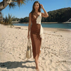 Color Matching One-piece Swimwear