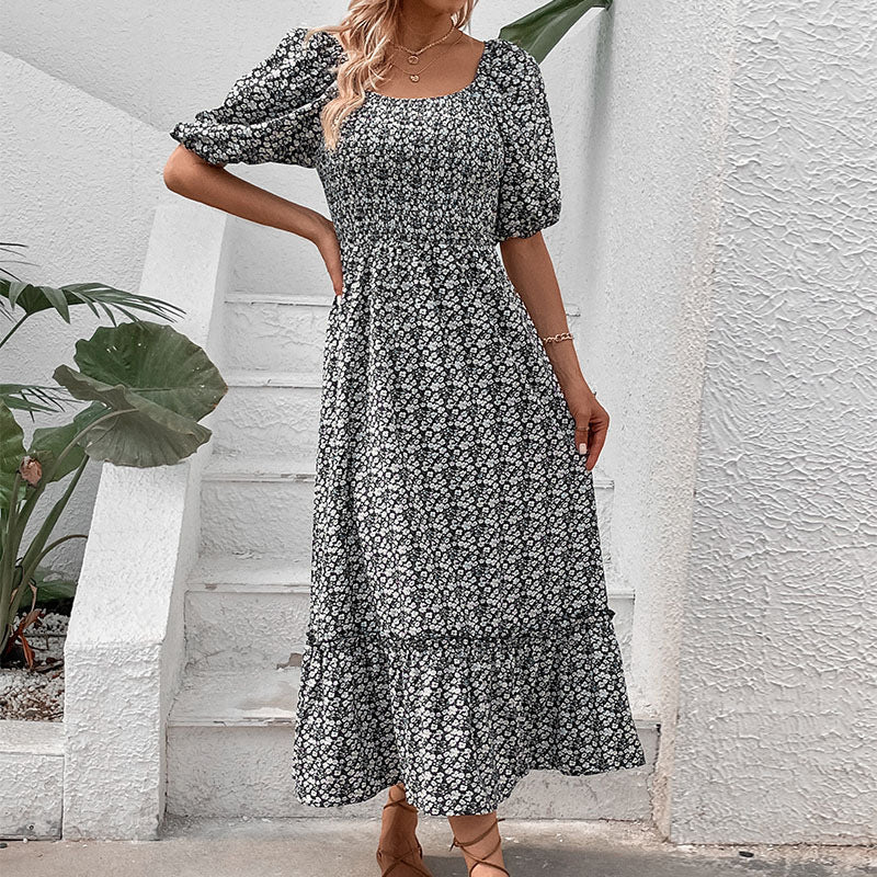 Women's Floral Vintage Elegant Dress