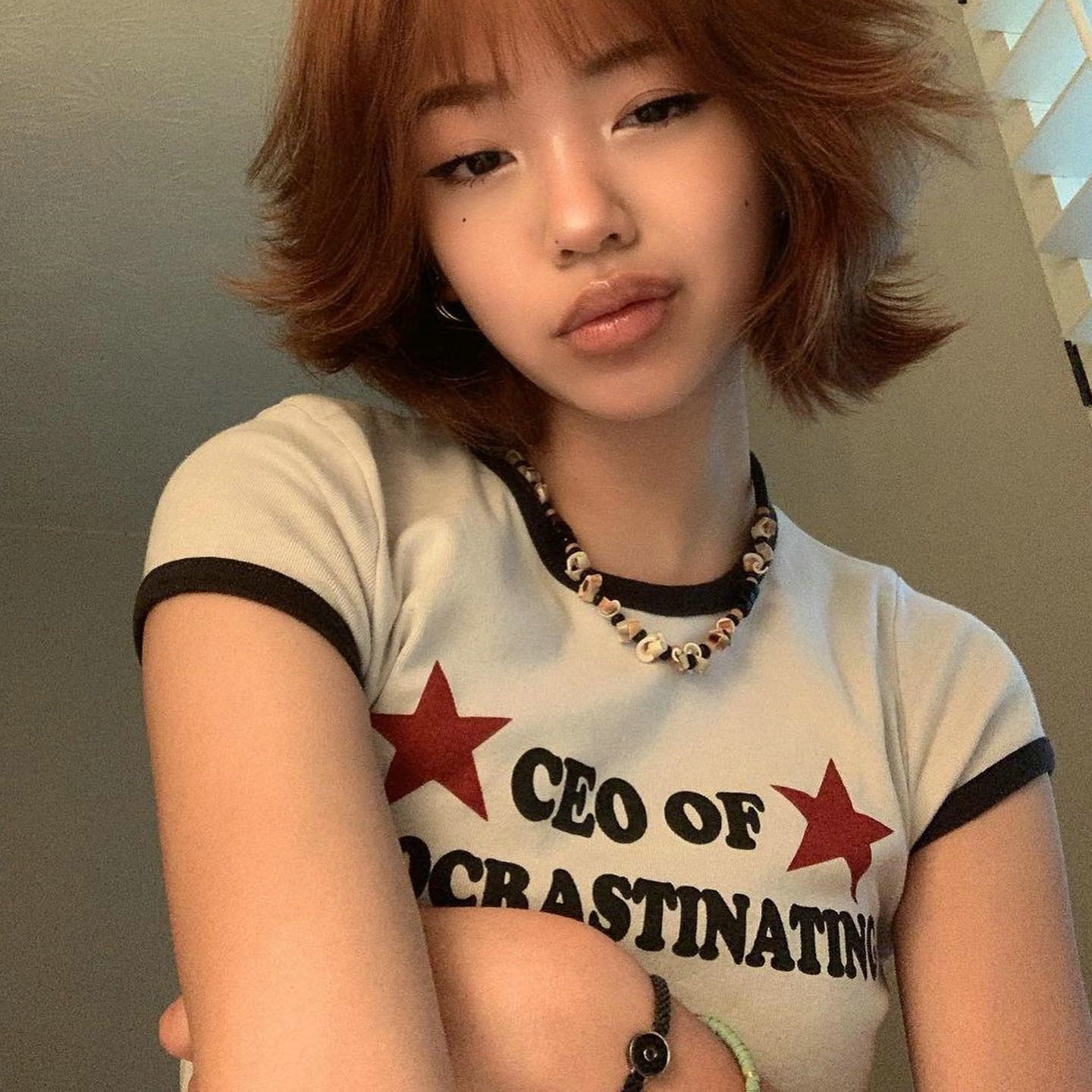 Women's Street Trendy Sexy Letter Graphic Print Short Cropped Short Sleeved T-Shirt Top Women Clothing