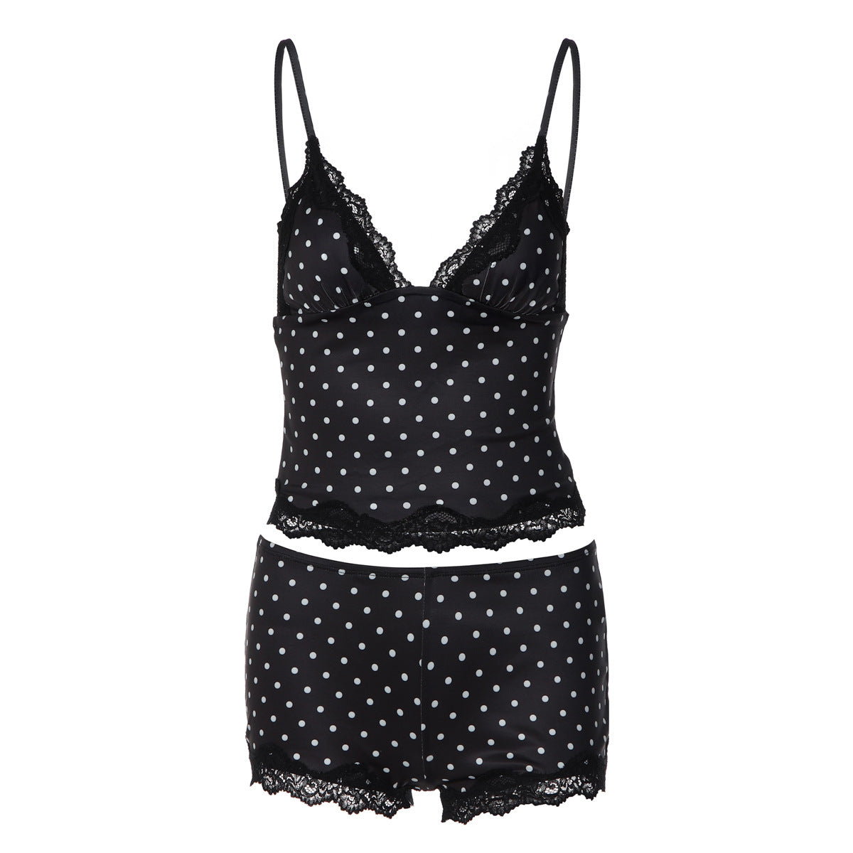Summer Lace Lace Spaghetti Strap Small Vest Tight Shorts