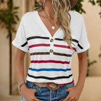 Striped Short Sleeve T-Shirt