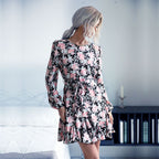 Wear Short Autumn Winter Outdoor Long-Sleeve Dress