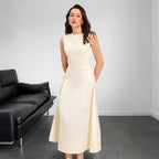 Women's Sleeveless A-Line Maxi Dress