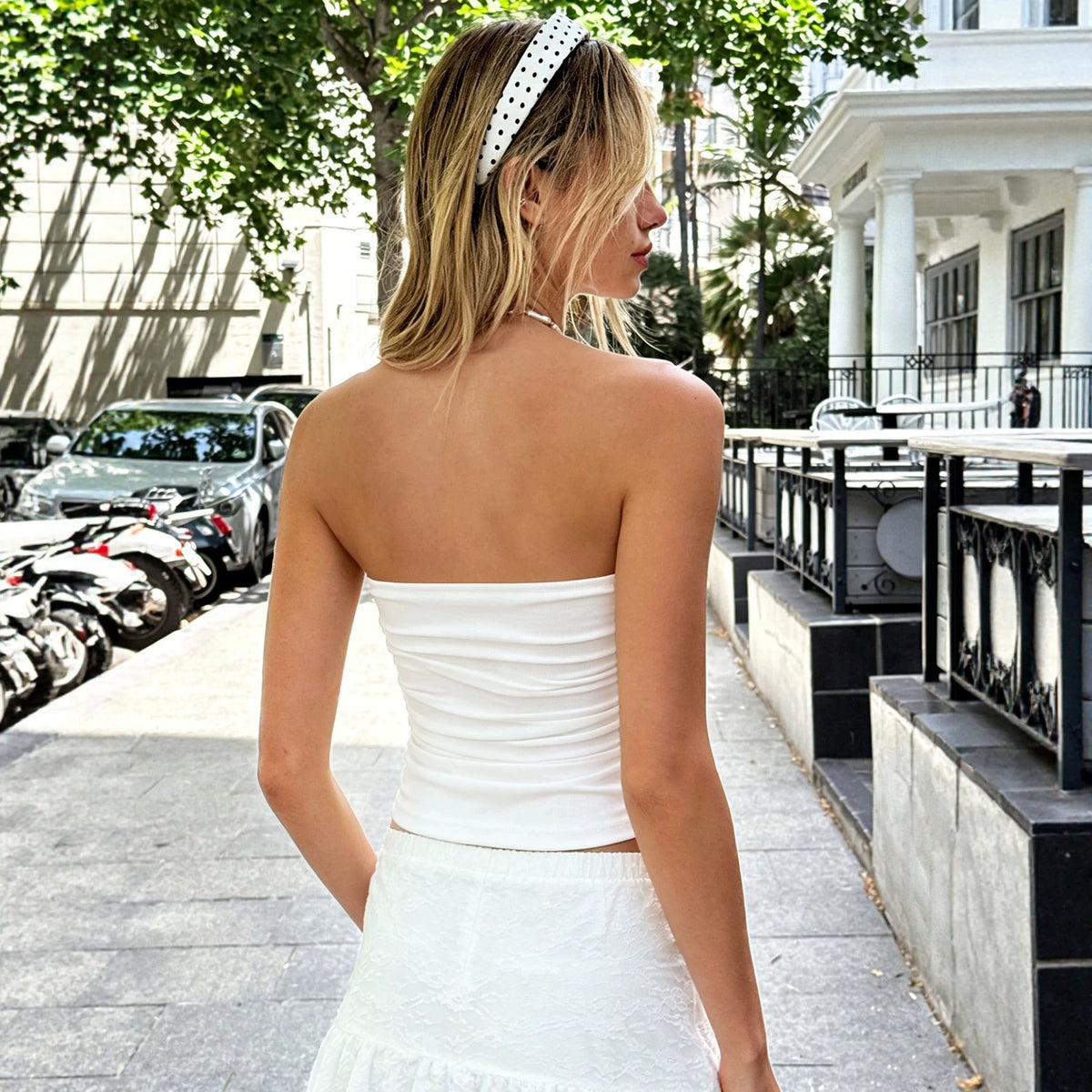 Women's Twisted Strapless Tube Top