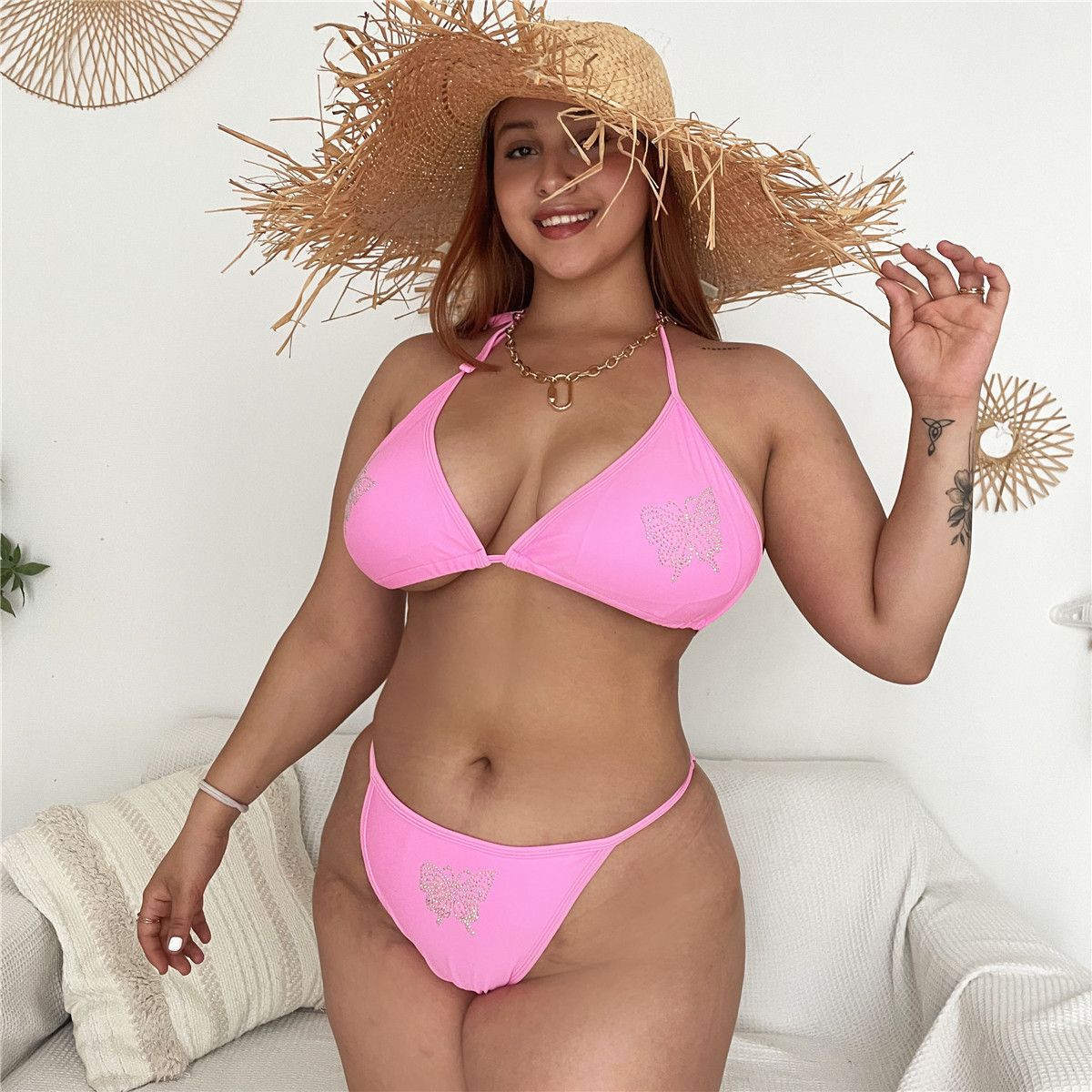 Plus Size One-piece Swimwear
