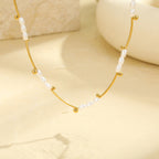 French Hepburn Advanced Baroque Imitation Pearl Necklace