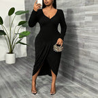 Women's Midi Wrap Dress