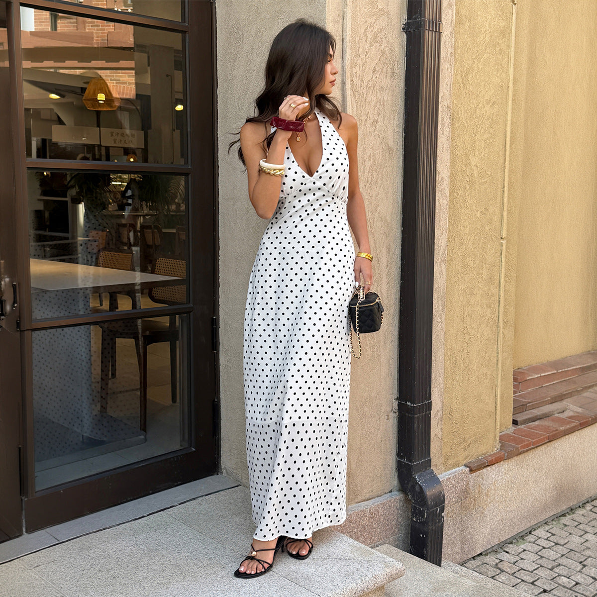 Women's Halter Maxi Dress