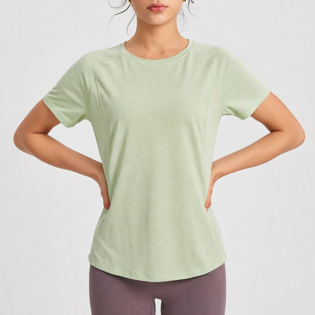 Women's Longline Short-Sleeve Sports Top