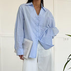Cotton Collared Tie Shirt