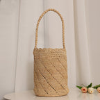 Lafite Diagonal Stripe Bucket
