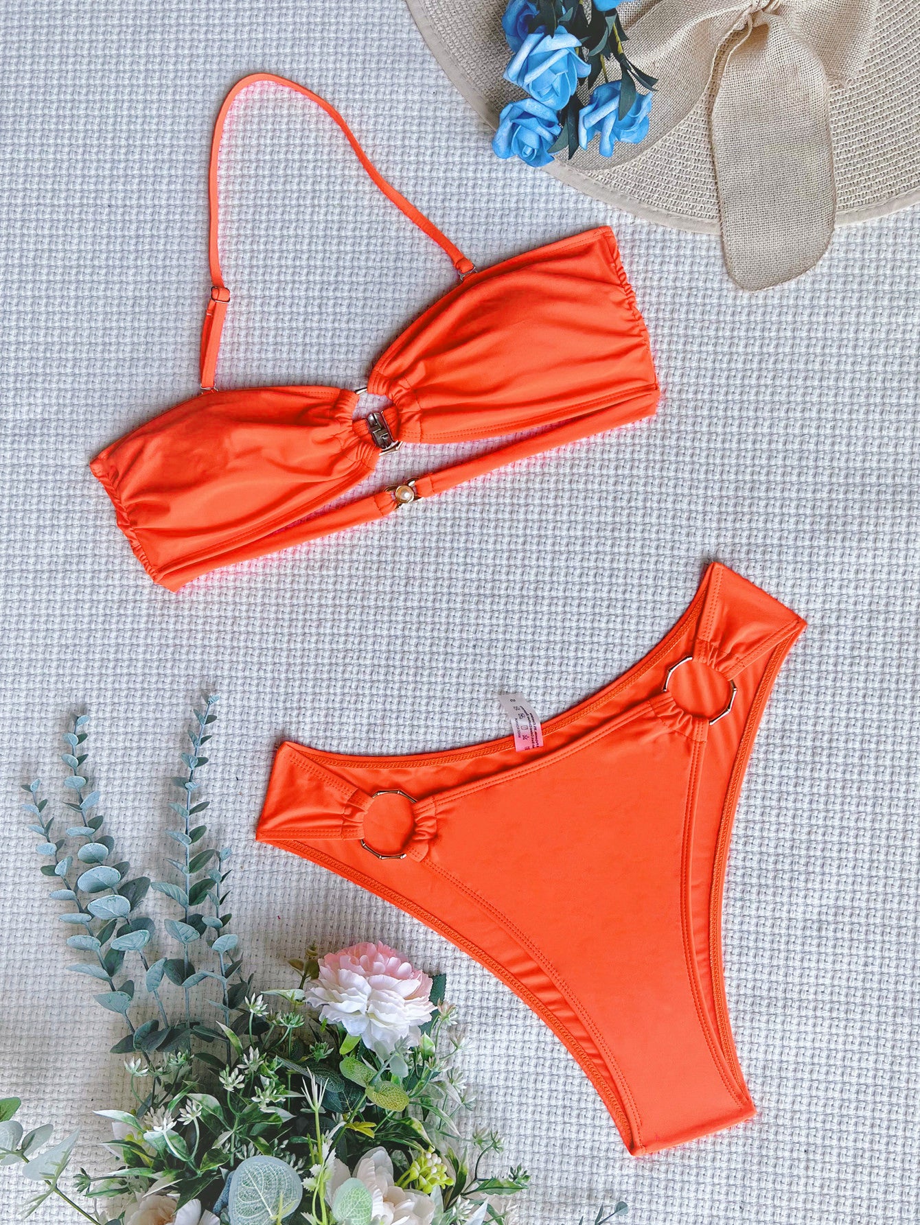 Halter One-piece Swimwear