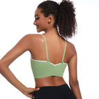 Women's Cross-Strap Push-Up Yoga Bra
