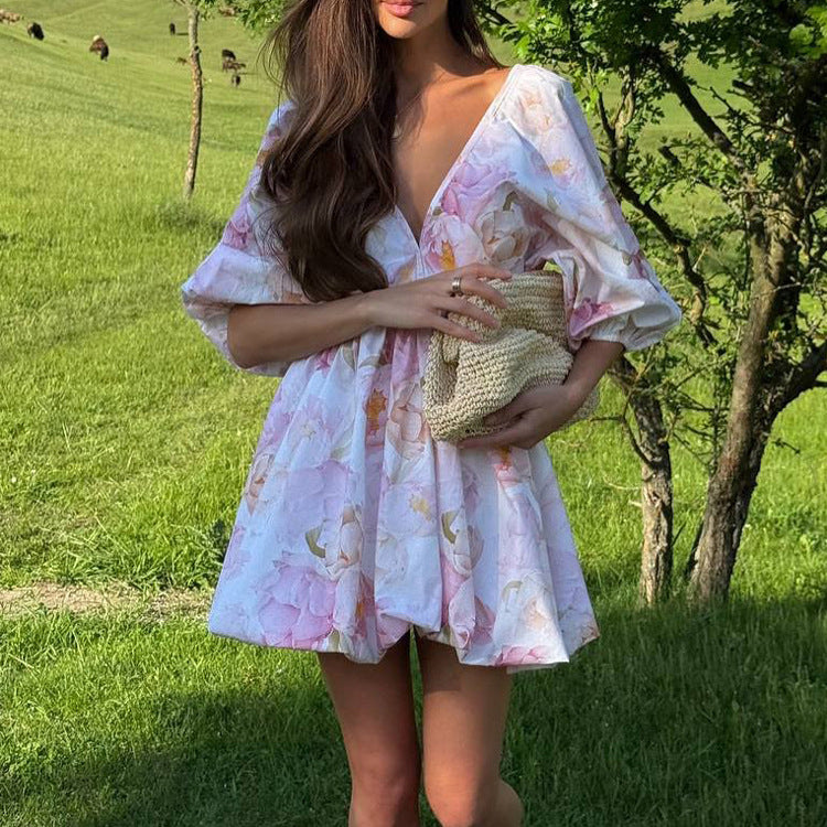 Women's Backless Summer Dress