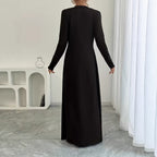 Women's Plus Size Long Knit Cardigan