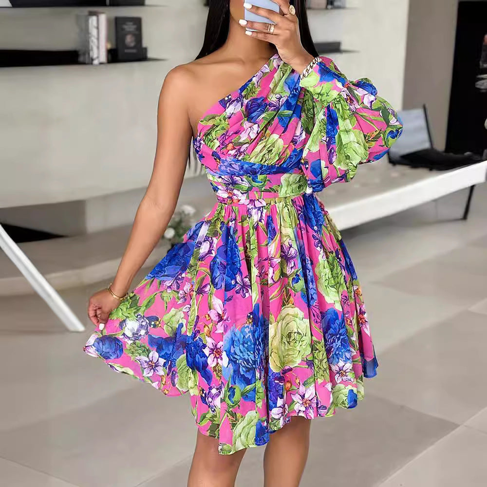 Bohemian Off-Shoulder Midi Dress