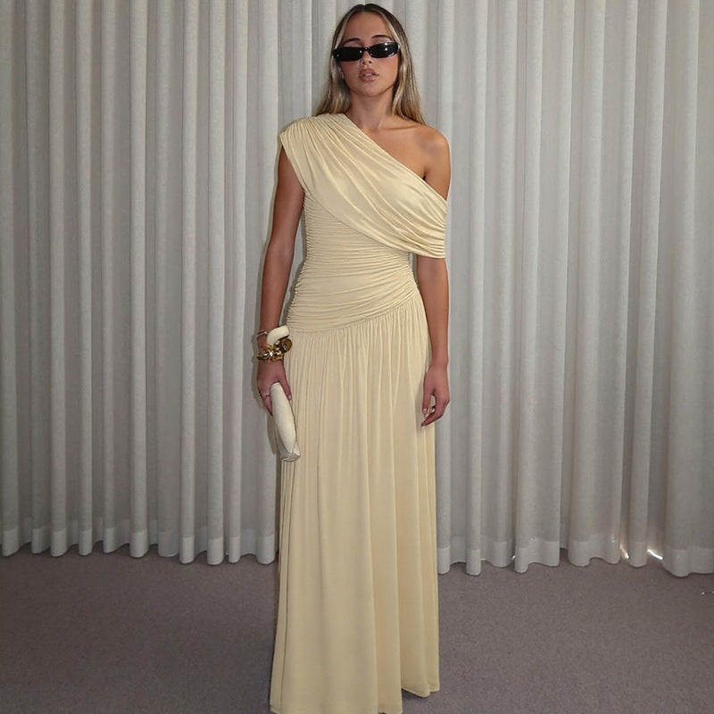 Women's Pleated Spring Dress