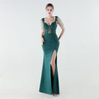 blackish green