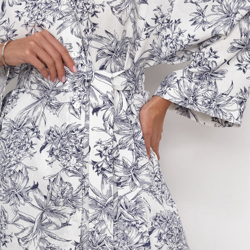 Autumn Printed Pajamas Lingerie