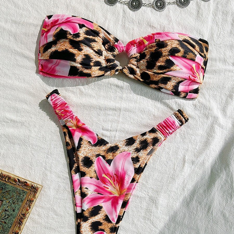 Split Seaside Bikini Swimwear