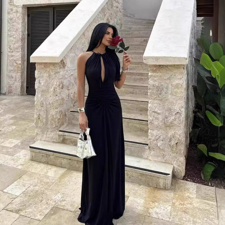 Women's Maxi Pleated Dress