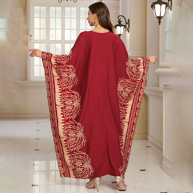 Positioning Printing Cover Up Swimwear