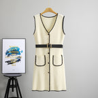 Women's Striped Sleeveless Dress