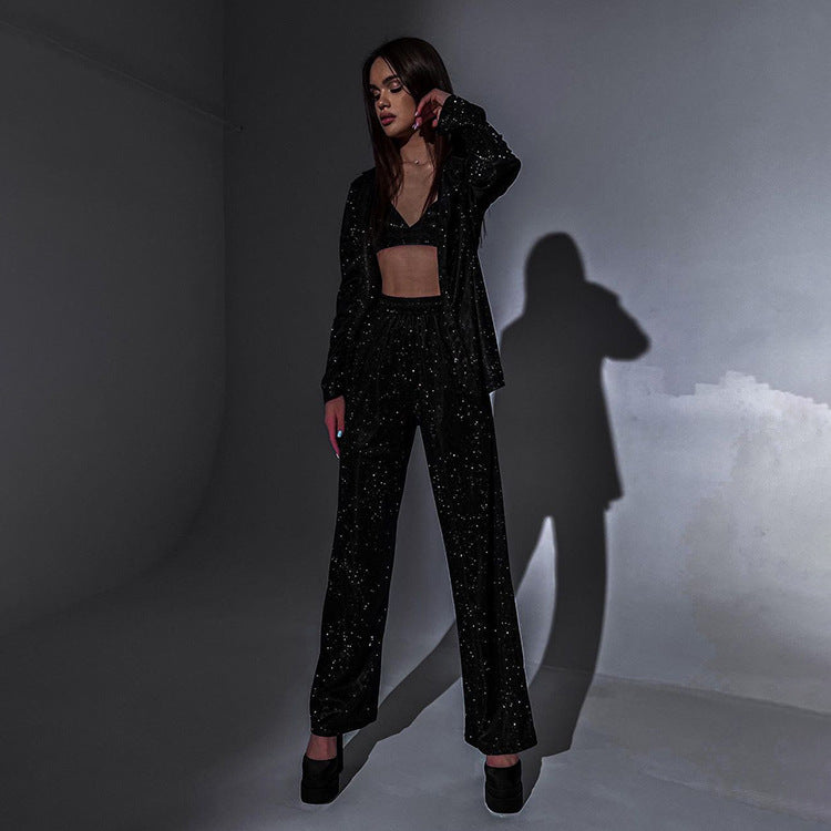 Glitter Party Three-Piece Suit