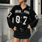 Women's Jacquard Button-Up Cardigan
