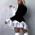 Women's Cutout Cropped Shirt