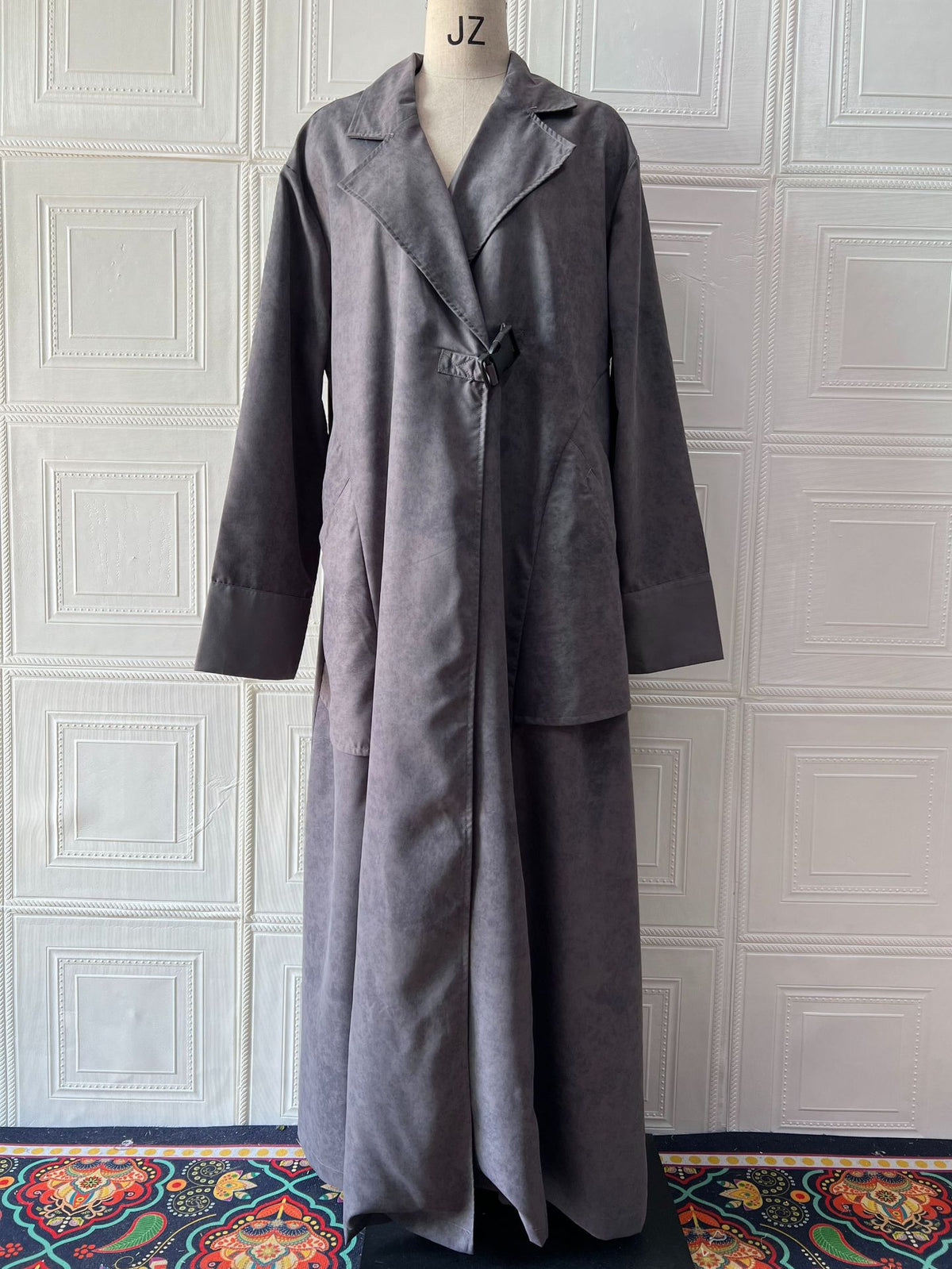 Gray coat